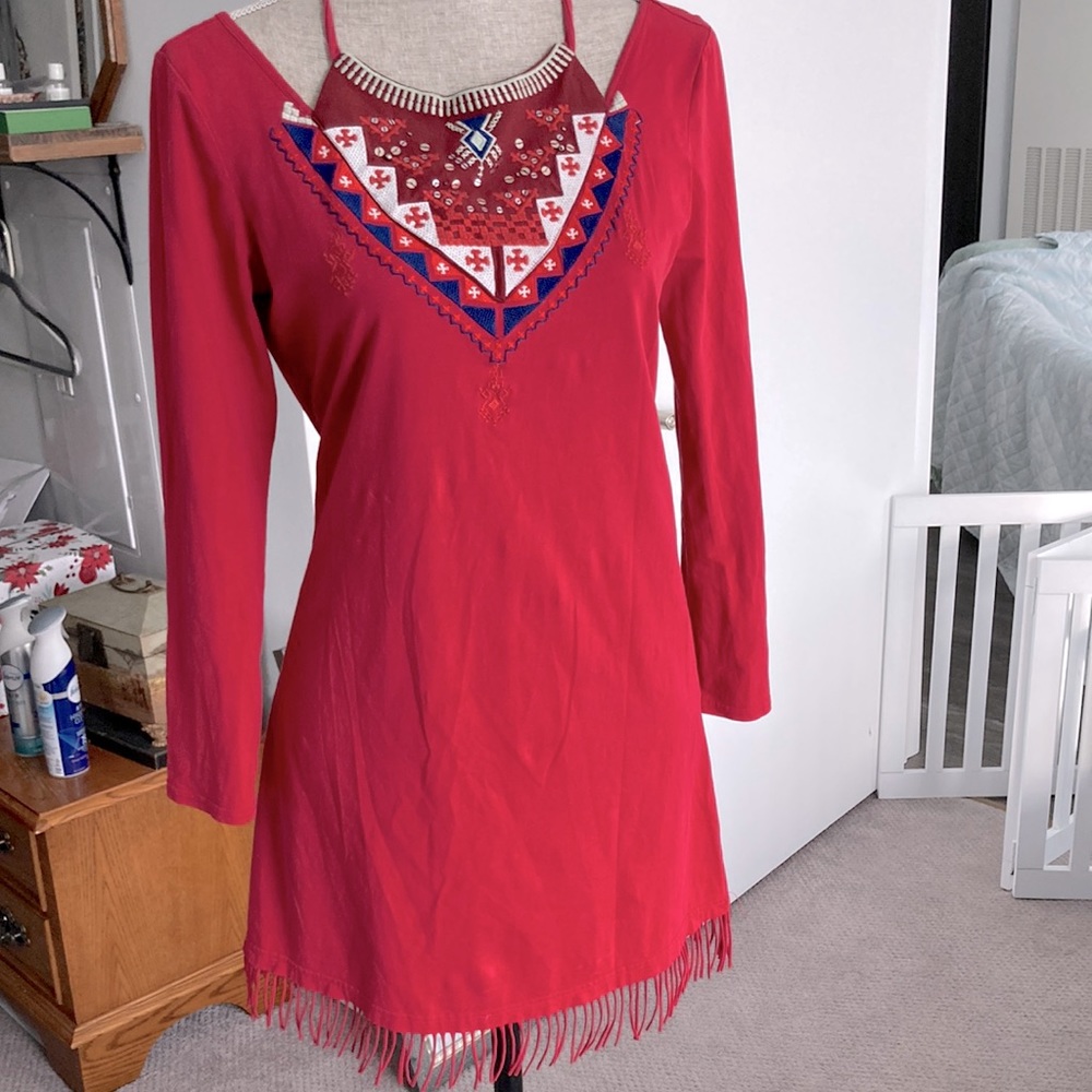 Liebo southwest inspired mini dress